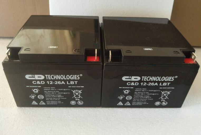 C&D西恩迪蓄電池C&D 12-26A LBT